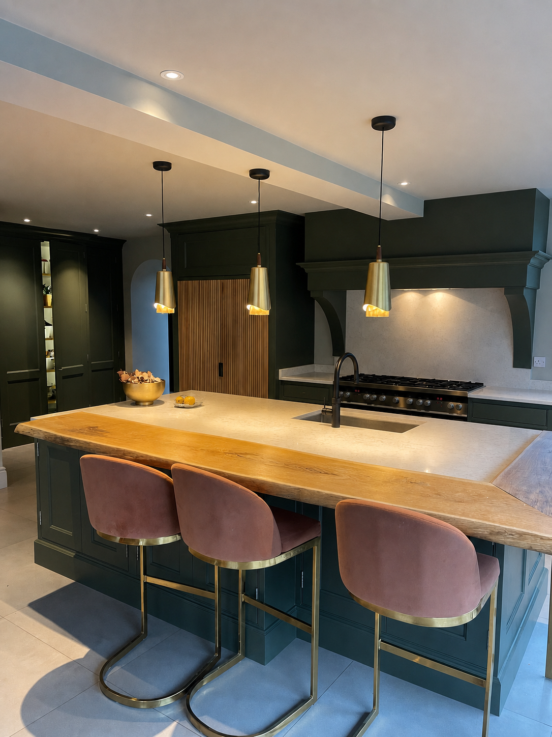 Completed high-specification kitchen painting